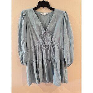 & Other Stories Paris Atelier Women's V-Neck Tiered Dress Size 10 Cottagecore